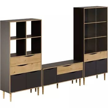 Композиция Like 1 ОГОГО (арт.344441), (ЛДСП/Коричневый) ОГОГО Обстановочка!