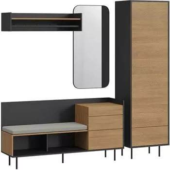 Композиция Look 10 ОГОГО (арт.843428), (ЛДСП/Черный) ОГОГО Обстановочка!