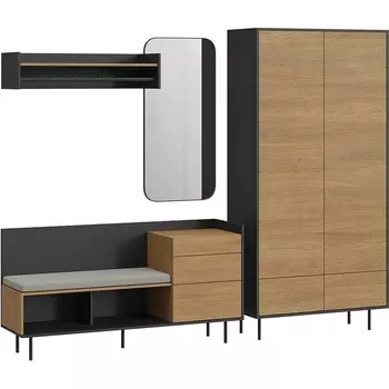 Композиция Look 11 ОГОГО (арт.843429), (ЛДСП/Черный) ОГОГО Обстановочка!