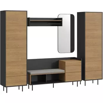 Композиция Look 14 ОГОГО (арт.843432), (ЛДСП/Черный) ОГОГО Обстановочка!