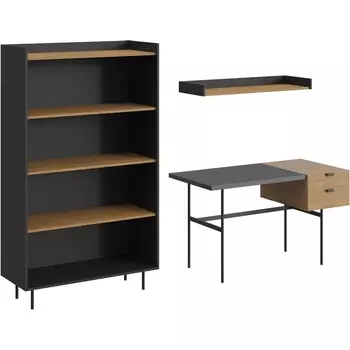 Композиция Look 22 (ЛДСП/Черный) ОГОГО Обстановочка! арт.848787