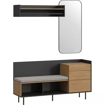 Композиция Look 8 ОГОГО (арт.843426), (ЛДСП/Черный) ОГОГО Обстановочка!