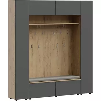 Композиция Modus 12 ОГОГО (арт.434291), (ЛДСП/Серый) ОГОГО Обстановочка!