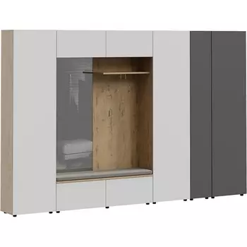 Композиция Modus 14 ОГОГО (арт.434290), (ЛДСП/Серый,Белый) ОГОГО Обстановочка!