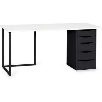 Композиция ОГОГО Board 1800х700 (ЛДСП/Белый,Черный) ОГОГО Обстановочка!