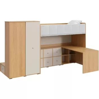 Композиция Play 11 ОГОГО (арт.853110), (ЛДСП/Бежевый,Дуб Корбридж) ОГОГО Обстановочка!