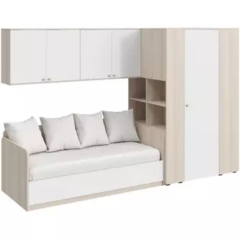 Композиция Play 23 ОГОГО (арт.853123), (ЛДСП/Белый,Ясень Коимбра) ОГОГО Обстановочка!