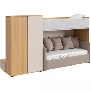 Композиция Play 25 ОГОГО (арт.853441), (ЛДСП/Бежевый,Дуб Корбридж) ОГОГО Обстановочка!