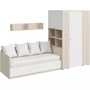 Композиция Play 2 ОГОГО (арт.853197), (ЛДСП/Белый,Ясень Коимбра) ОГОГО Обстановочка!