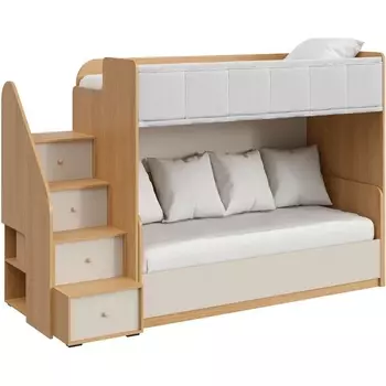 Композиция Play 3 ОГОГО (арт.853097), (ЛДСП/Бежевый,Дуб Корбридж) ОГОГО Обстановочка!