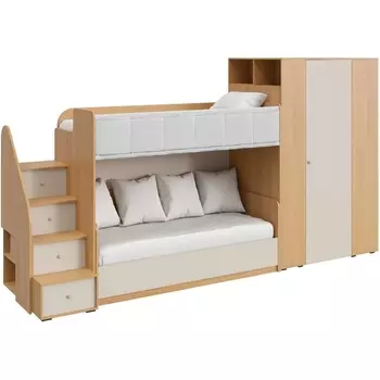 Композиция Play 6 ОГОГО (арт.853119), (ЛДСП/Дуб Корбридж,Бежевый) ОГОГО Обстановочка!