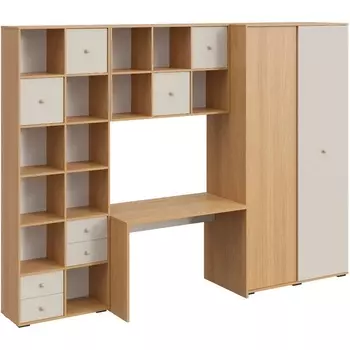 Композиция Play 8 ОГОГО (арт.853075), (ЛДСП/Бежевый,Дуб Корбридж) ОГОГО Обстановочка!