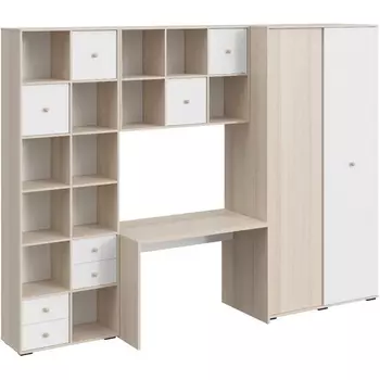 Композиция Play 8 ОГОГО (арт.853082), (ЛДСП/Белый,Ясень Коимбра) ОГОГО Обстановочка!