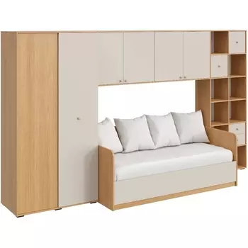 Композиция Play 9 ОГОГО (арт.853086), (ЛДСП/Бежевый,Дуб Корбридж) ОГОГО Обстановочка!