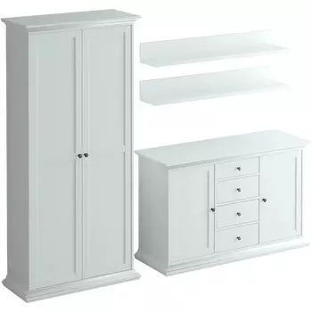 Композиция Reina 5 ОГОГО (арт.331330), (ЛДСП/Белый) ОГОГО Обстановочка!