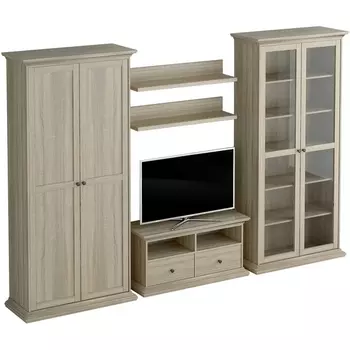 Композиция Reina 7 ОГОГО (арт.330737), (ЛДСП/Дуб Сонома) ОГОГО Обстановочка!