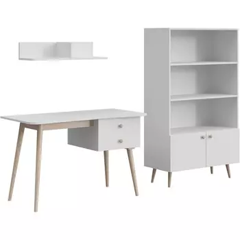 Композиция Rili 7 ОГОГО (арт.855125), (ЛДСП,Ткань/Белый) ОГОГО Обстановочка!