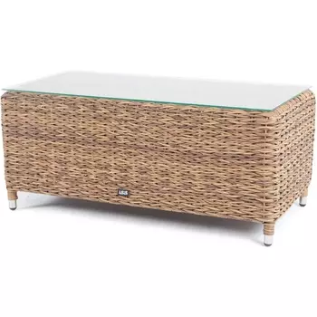 "Кон Панна" столик журнальный из искусственного ротанга (гиацинт), цвет соломенный 4SIS арт.УТ-00003035