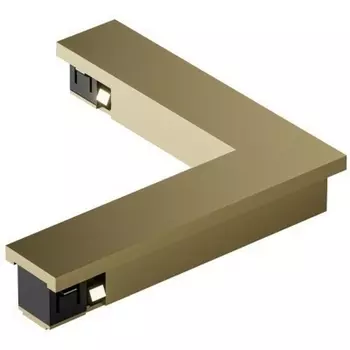 Коннектор для трека Denkirs Shine Base TR5723-SB 90° потолок-потолок, сатинированная латунь