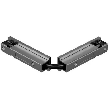 Коннектор для трека Denkirs Shine Base TR5724-DN 90° стена-потолок с поворотом трека под произвольным углом, темный никель