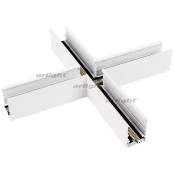 Коннектор крестовой MAG-CON-4563-X90 (WH) (Arlight, IP20 Металл, 3 года) 026930