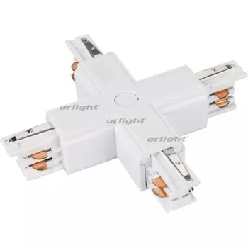 Коннектор крестовой LGD-4TR-CON-X-WH (C) (Arlight, IP20 Пластик, 3 года) 026142