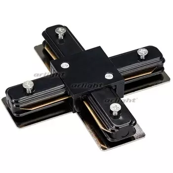 Крестовой коннектор LGD-B1P-X Black (IP20 Пластик) 023118 (Arlight)