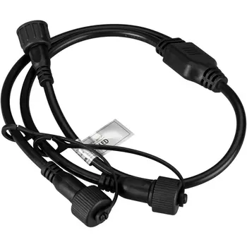 Коннектор питания ARD-CLASSIC-SYNC-RGB Black (230V, 2 ports) (Ardecoled, Закрытый) 031802