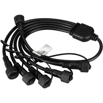 Коннектор питания ARD-CLASSIC-SYNC-RGB Black (230V, 5 ports) (Ardecoled, Закрытый) 031791