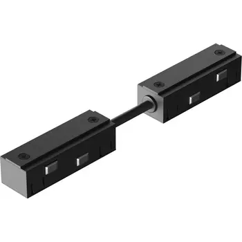 Коннектор питания прямой гибкий 5см Exility черный Maytoni Accessories for tracks Exility TRA034CPC-42B-5-1