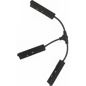 Коннектор питания Т-образный для магнитного шинопровода iLedex Vision48/22 T-TYPE POWER CONNECT 4822-BK