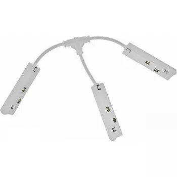 Коннектор питания Т-образный для магнитного шинопровода iLedex Vision48/22 T-TYPE POWER CONNECT 4822-WH
