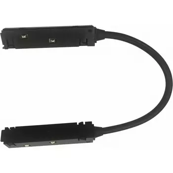 Коннектор питания угловой для магнитного шинопровода iLedex Vision48/22 CORNER POWER CONNECT 4822-L380-BK
