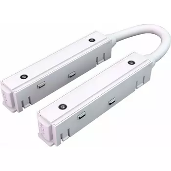 Коннектор питания угловой для магнитного шинопровода iLedex Vision48/22 CORNER POWER CONNECT 4822-L380-WH