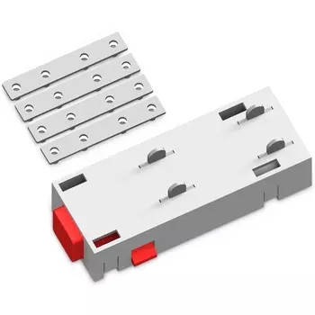 Коннектор прямой для магнитного шинопровода в натяжной потолок Ambrella TRACK SYSTEM GL1107