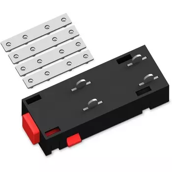 Коннектор прямой для магнитного шинопровода в натяжной потолок Ambrella TRACK SYSTEM GL1108