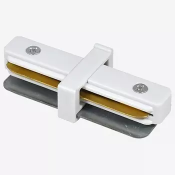 Коннектор прямой для накладного однофазного шинопровода Hesby Lighting Skylite HSBL_0029