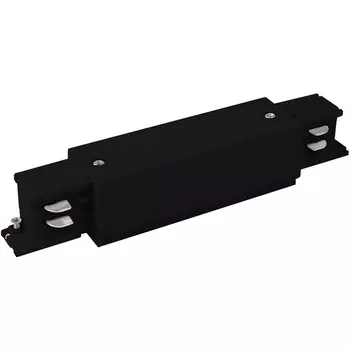 Коннектор прямой для трехфазного шинопровода черный Elektrostandard TRC-1-3-I-BK