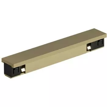 Коннектор прямой для трека Denkirs Shine Base TR5722-SB 48V сатинированная латунь