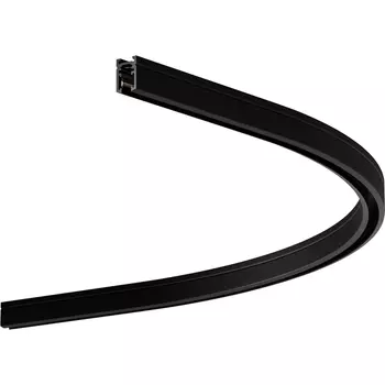 Коннектор радиусный D600 накладной Levity черный Maytoni Accessories for tracks Levity TRA184-R600-11B