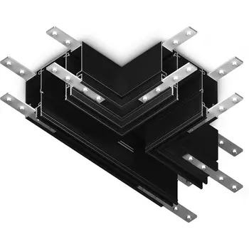 Коннектор T-образный для магнитного шинопровода в натяжной потолок Ambrella TRACK SYSTEM GL1048