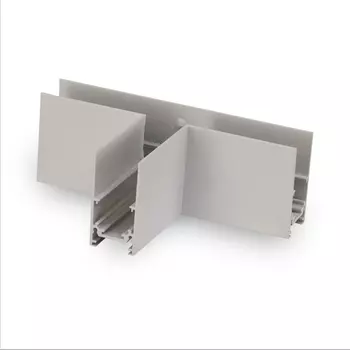 Коннектор Т-образный для накладного магнитного шинопровода AM Group MAGNET AM401 LL-20B 90° Т-образный WH