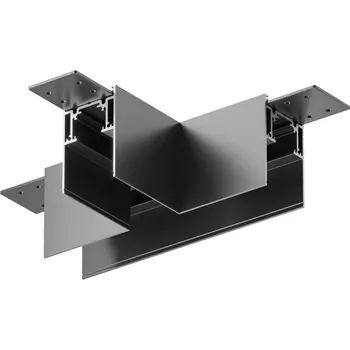 Коннектор Т-образный Gravity накладной черный (магнитный) Maytoni Technical TRA010CT-41B