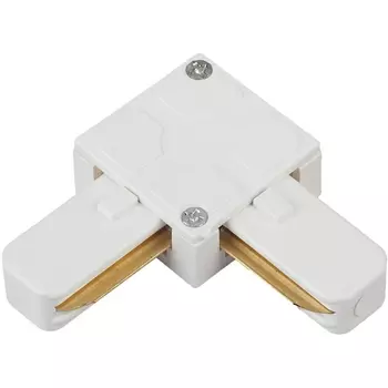 Коннектор TR7-C 2W LWH для однофазного шинопровода угловой белый Б0032177 ЭРА