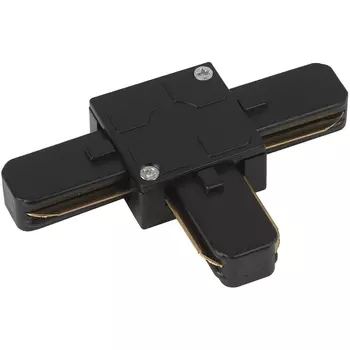Коннектор TR7-C 2W BK для однофазного шинопровода Т-образный черный Б0032182 ЭРА T