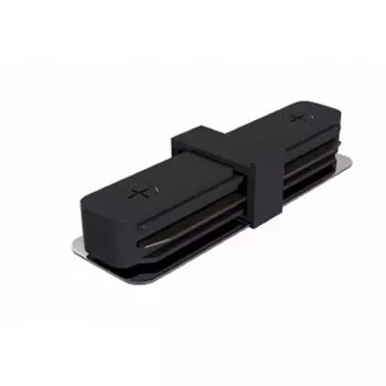 Коннектор прямой для однофазного шинопровода черный Б0054464 ЭРА TR-1PA-IC-BK