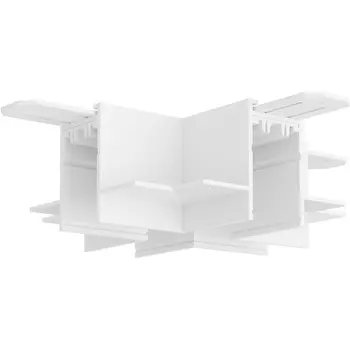 Коннектор трека X-образный Denkirs TR2114-WH