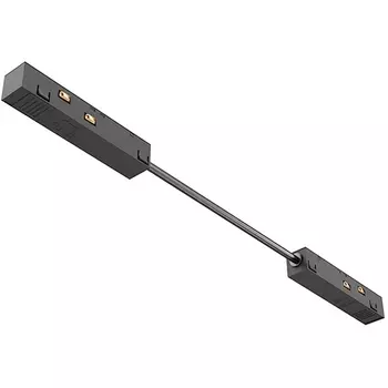 Коннектор питания угловой 15см Exility черный (магнитный) Maytoni Technical TRA034CPC-42B-15