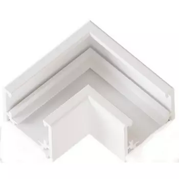 Коннектор угловой для магнитного шинопровода AM Group MAGNET AM503 WH