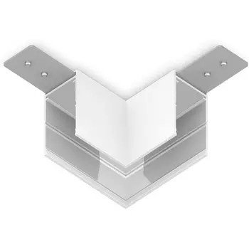 Коннектор угловой для накладного магнитного шинопровода Ambrella TRACK SYSTEM GL1031